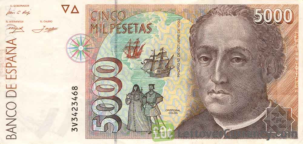 5000 Pesetas