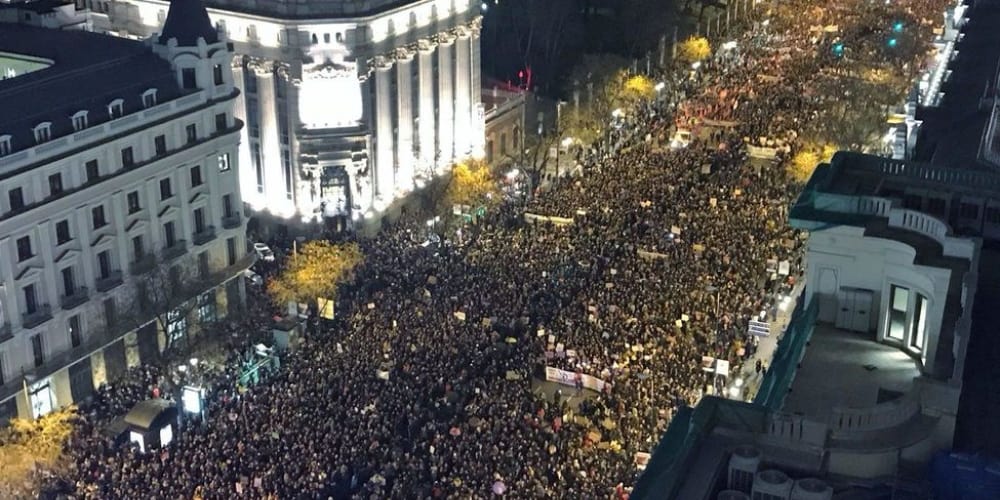 Manifestación 8M expansión coronavirus