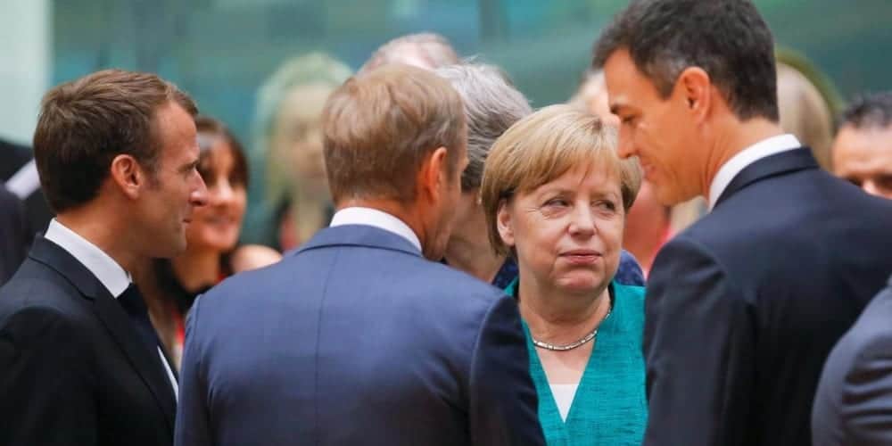 Merkel Macron Sanchez