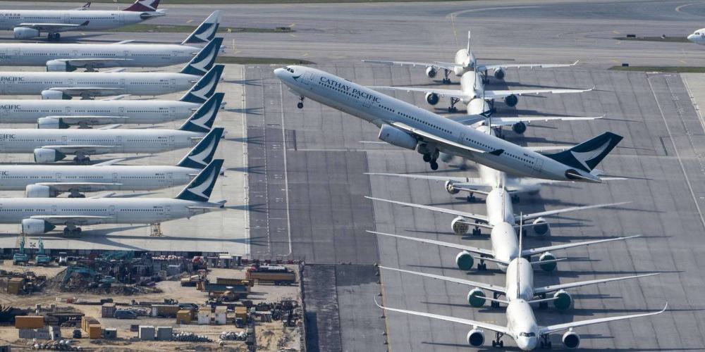 Aviones aparcados