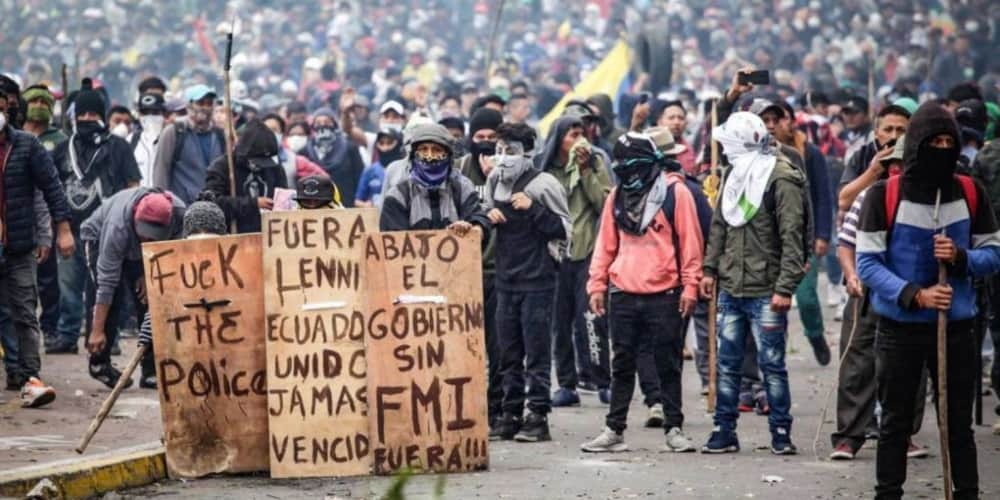 Disturbios Ecuador