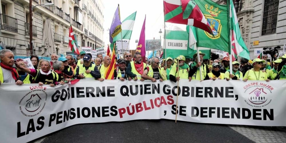 España defensa de las pensiones