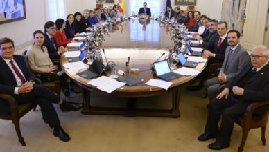 España Consejo de Ministros 22 Ministerios