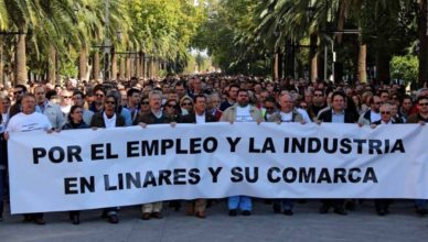Linares desempleo manifestación