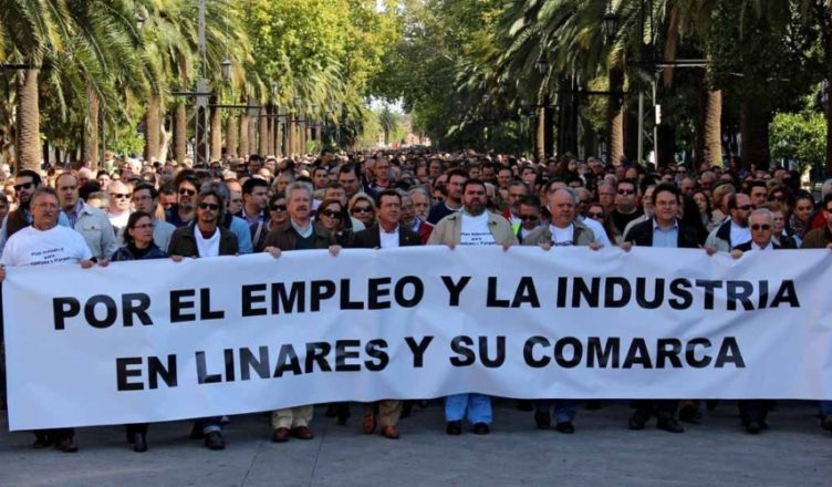 Linares desempleo manifestación