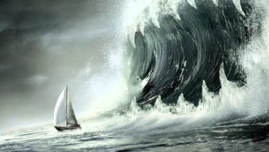 Velero en una tormenta
