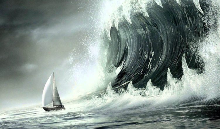 Velero en una tormenta