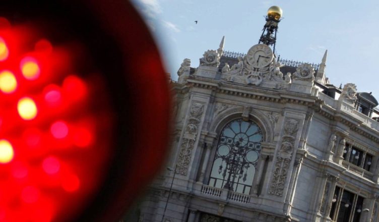 Banco de España luz roja