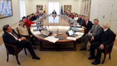 Reunión del primer Consejo de Ministros