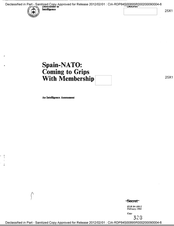 España CIA OTAN 1