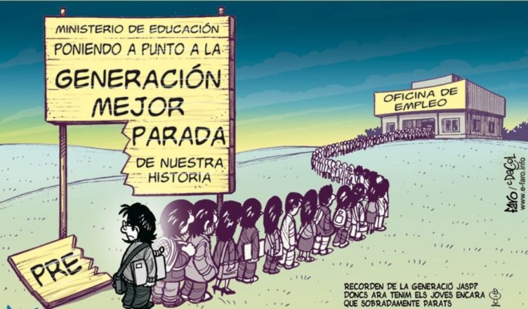 España desempleo juvenil