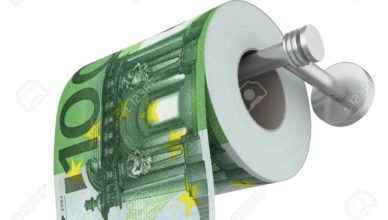 Euro papel higiénico
