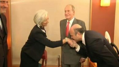 Guindos Lagarde Besamanos