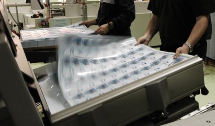 Imprenta billetes euros