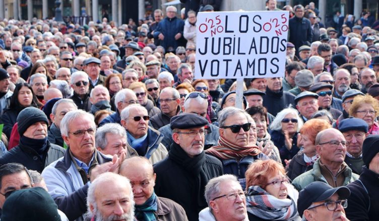 Manifestación de pensionistas