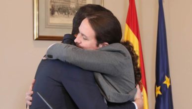 Sánchez Iglesias abrazo