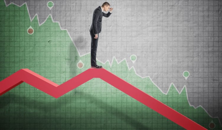 Gráfica economía descenso