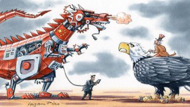 US China fight