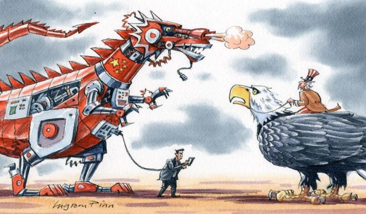 US China fight