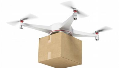 Dron paquete