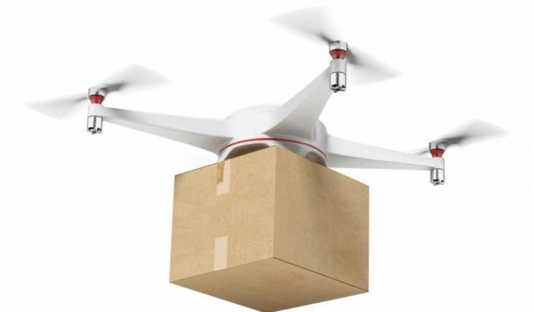 Dron paquete