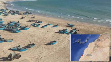Marruecos pateras playa