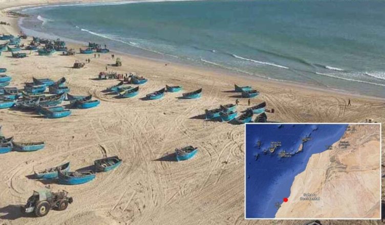 Marruecos pateras playa