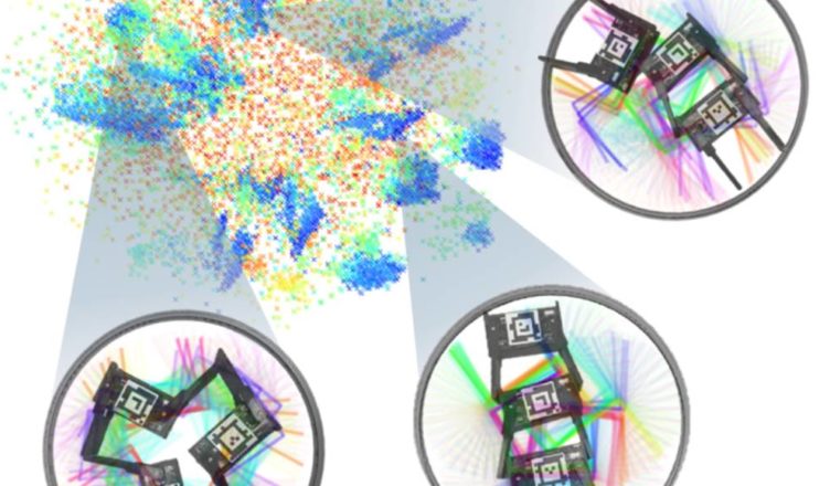 Swarm of smarticles