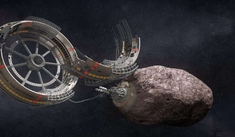Space Mining Asteroid