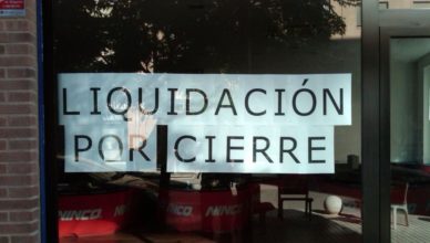 Liquidación por cierre cerrado comercio
