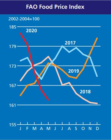 FAO - Precios alimentos 2020 - 1