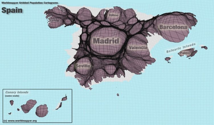 España - Distorsión demográfica