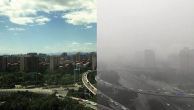 China Beijing Contaminación