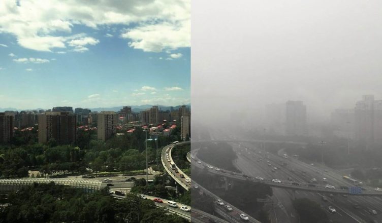 China Beijing Contaminación