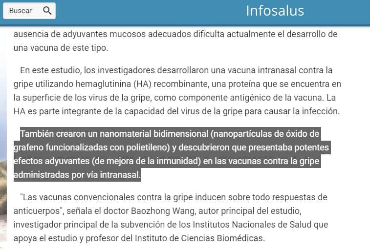 Vacunas grafeno