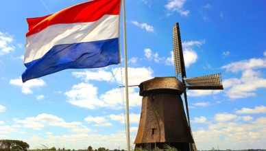 Holanda bandera molino